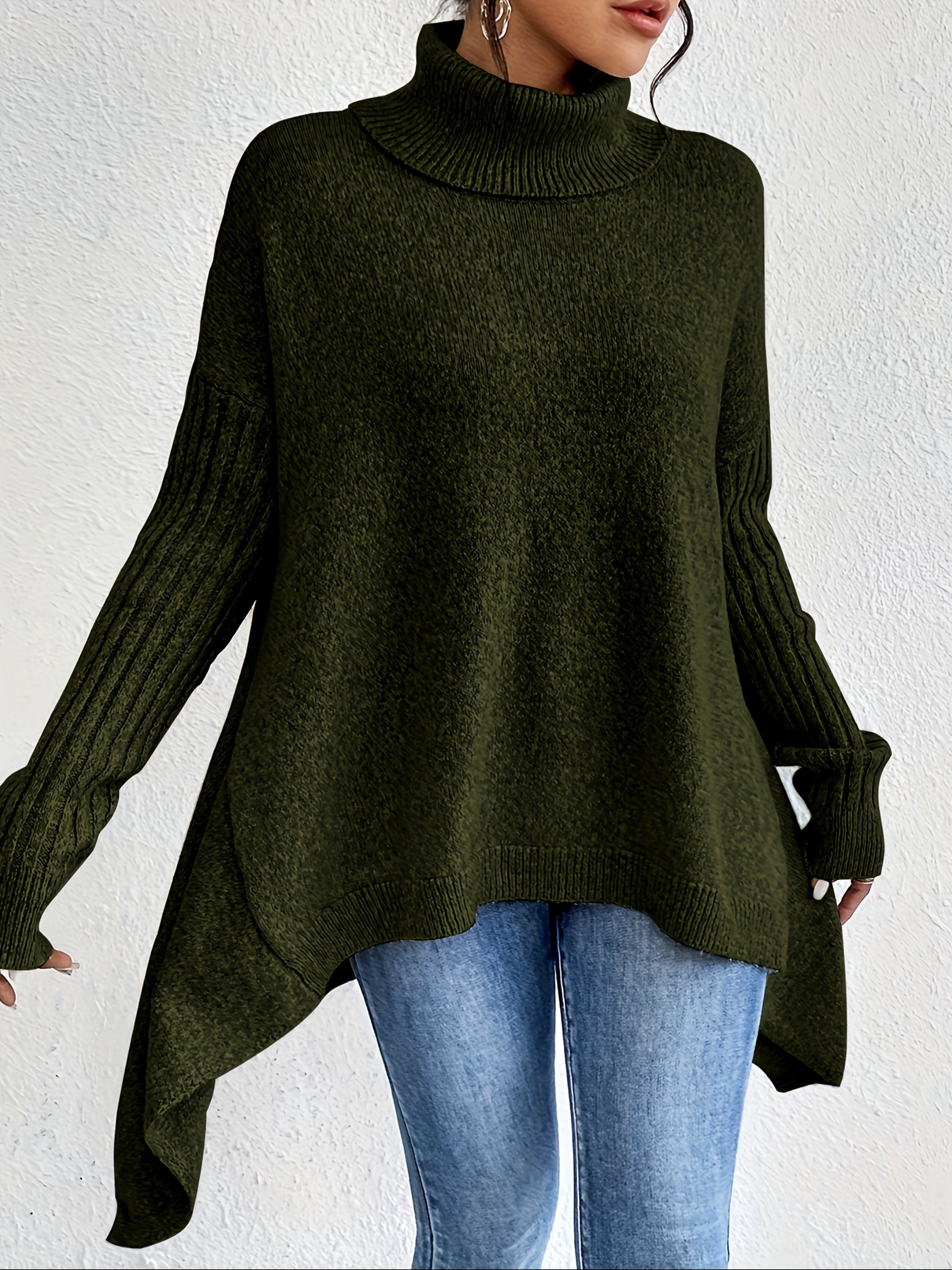 Women's Relaxed Turtleneck Sweater