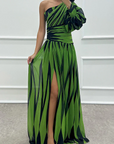 Women's Polished Printed Maxi Dress
