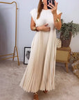 Women's Comfortable Short Sleeve Maxi Dress