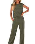 Josephine | Tank Top Drawstring Pants Set