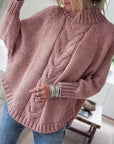 Women's Comfortable Cable Knit Sweater