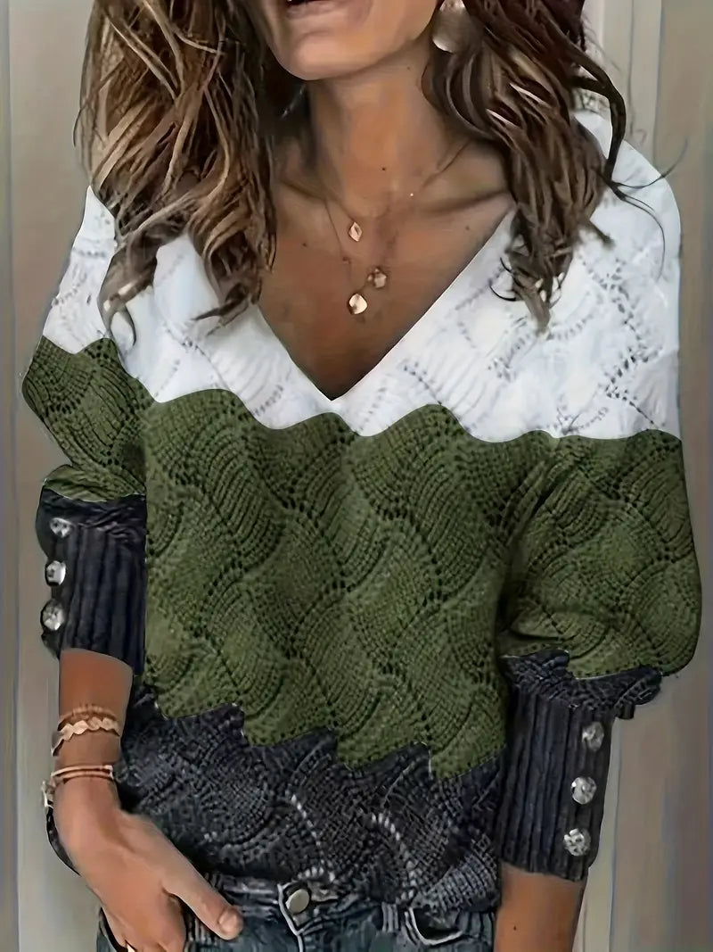 Women's Soft V-Neck Sweater