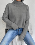 Women's Relaxed Turtleneck Sweater
