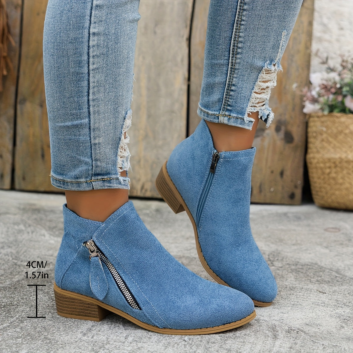 Women's Clean Ankle Boots