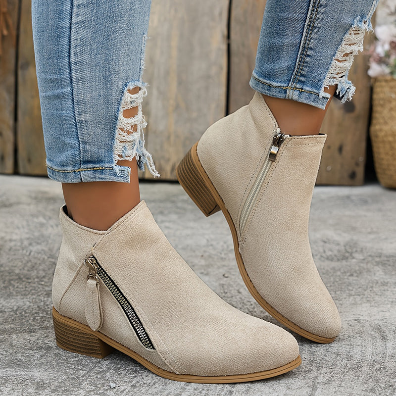 Women's Clean Ankle Boots