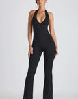 Women’s Halter Neck Backless Jumpsuit