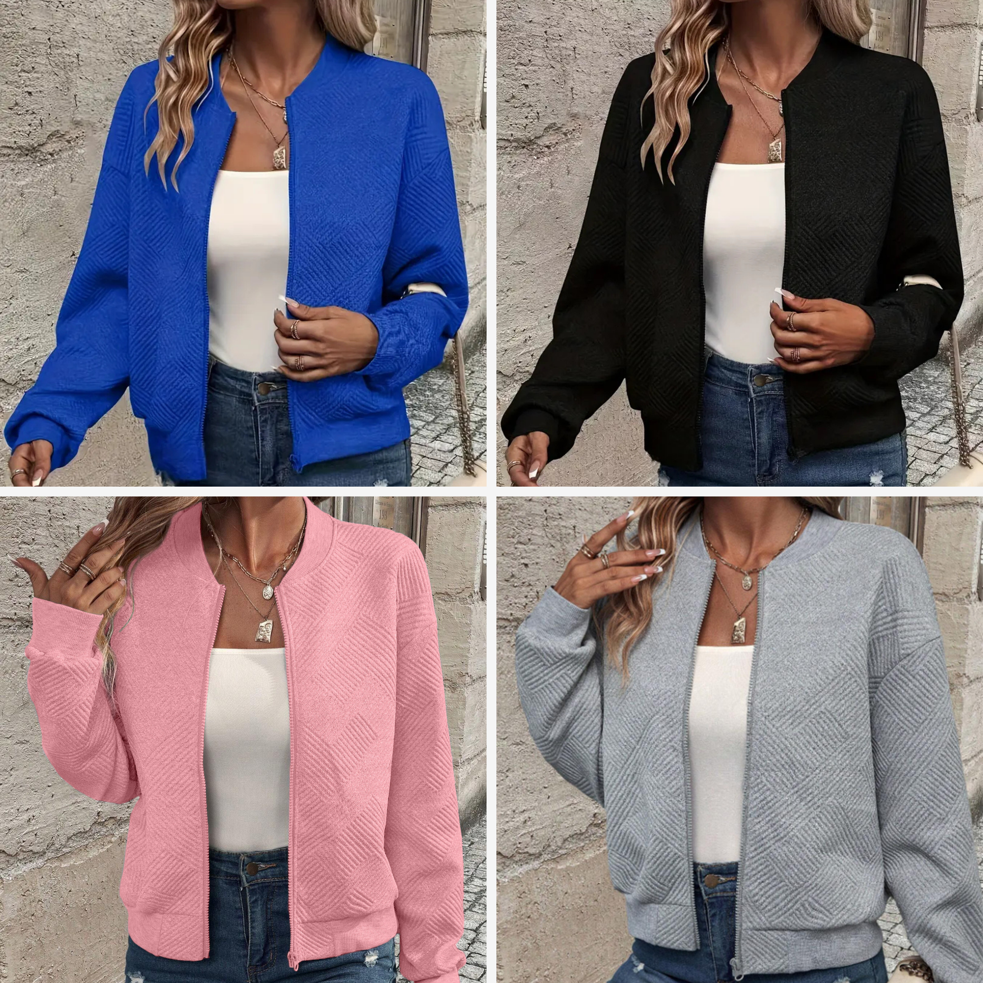 Women's Refined Zip-Up Jacket