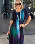 Madison | Ruffle Trim Maxi Dress