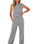 Josephine | Tank Top Drawstring Pants Set