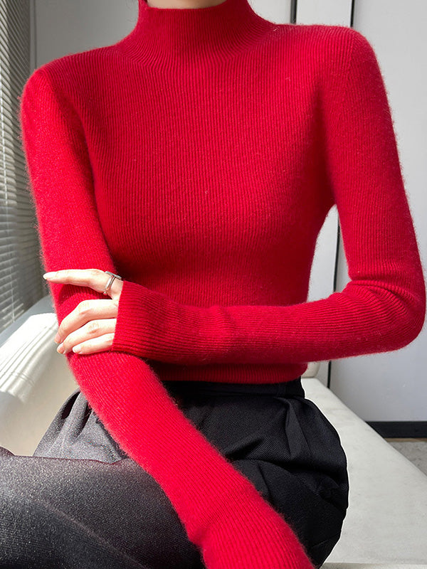 Women's Neat Turtleneck Turtleneck Sweater