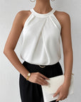 Women's Flattering Satin Blouse