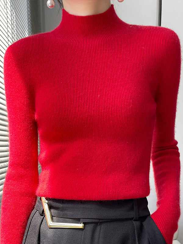 Women's Neat Turtleneck Turtleneck Sweater