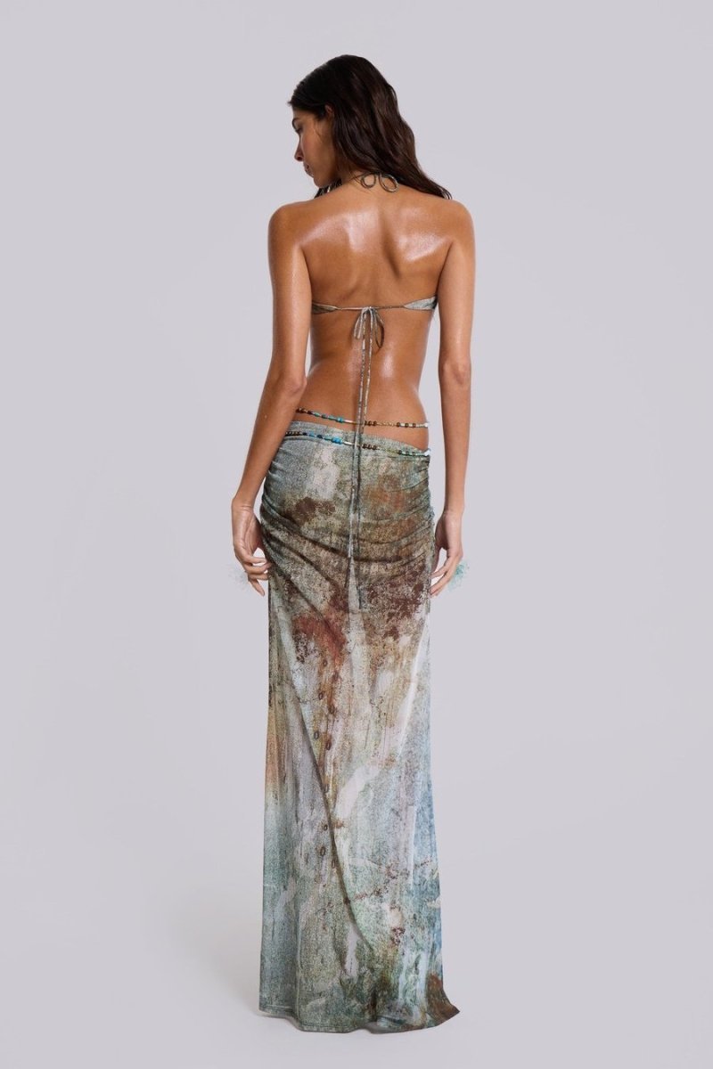 Women's Chic Ribbed Maxi Dress