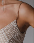 Simone | Lace Overlay Maxi Dress