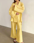 Lucia | Wide Leg Cut Pants Set