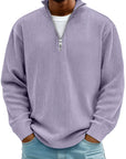 Men’s Half-Zip Structured Sweater