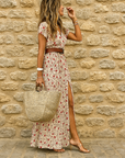 Women's Versatile Printed Maxi Dress