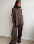 Women's Feminine Oversized Knitted Set