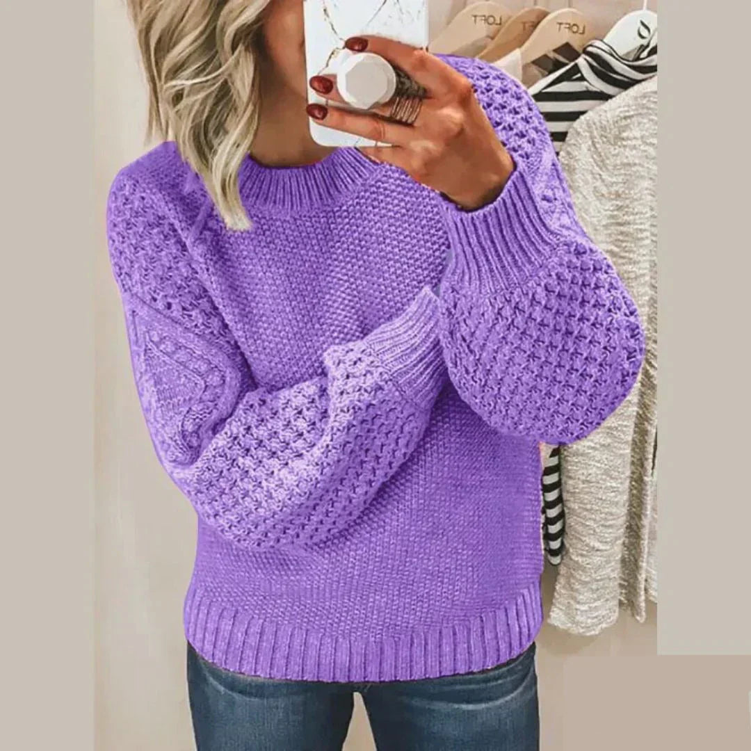 Women's Layered Simple Sweater