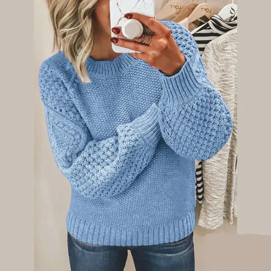 Women's Layered Simple Sweater