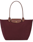 LONGCHAMP LE PLIAGE TOTE - BURGUNDY