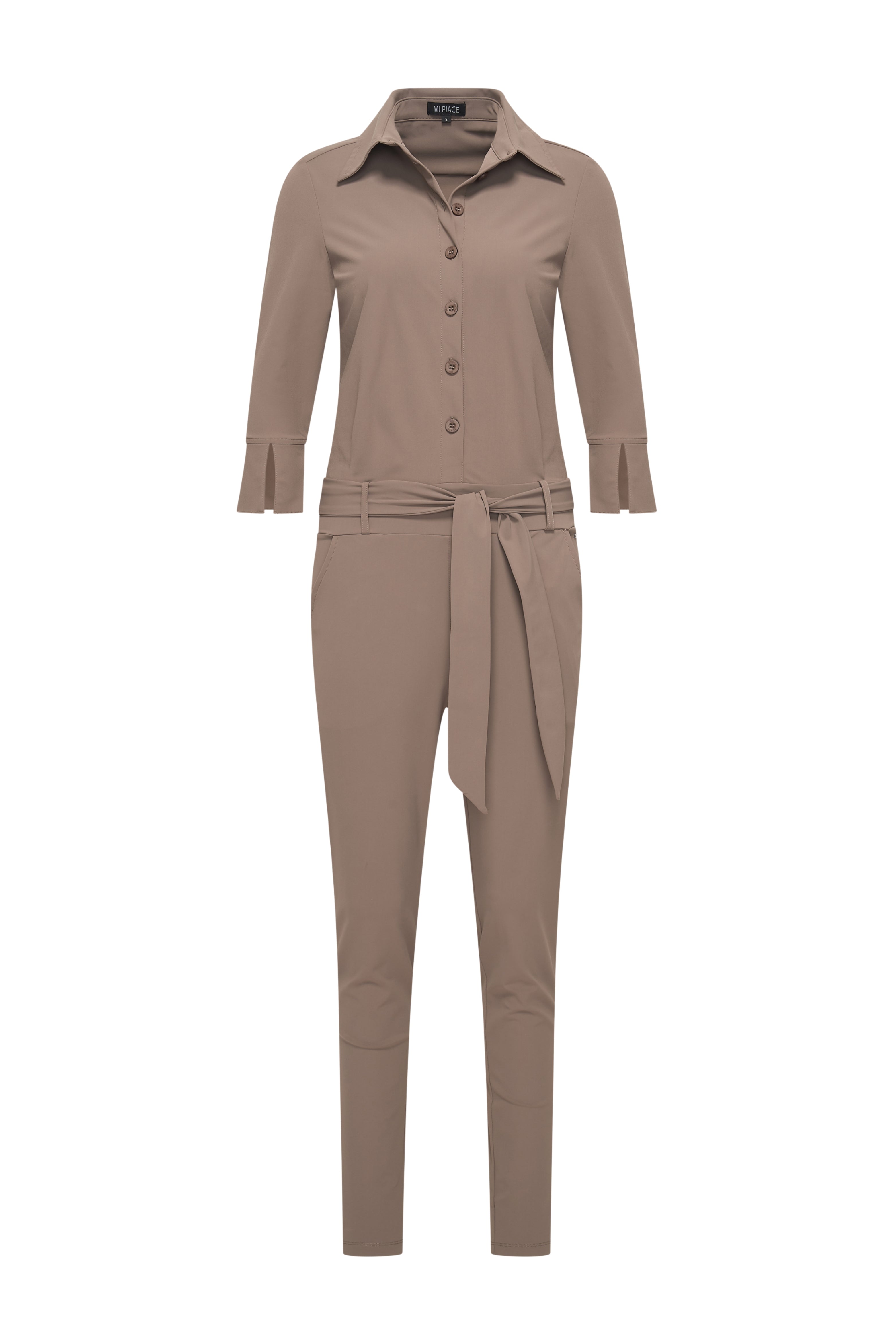 Arden | Button Front Jumpsuit – By Lainy