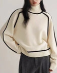 Women's Layered Knitted Turtleneck Sweater