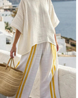 Destiny | Stripe Trim Pants Set
