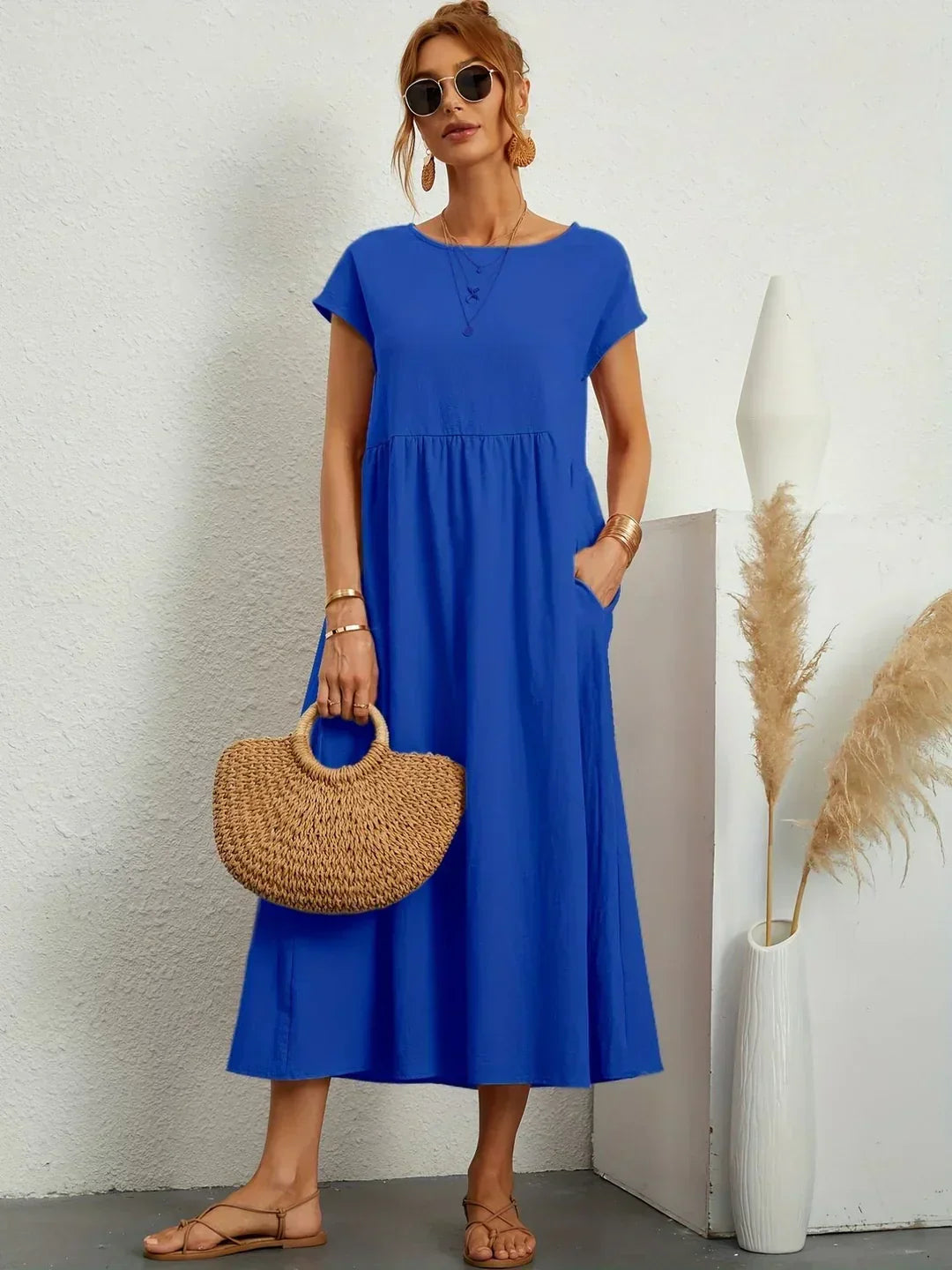 Women's Graceful Layered Maxi Dress