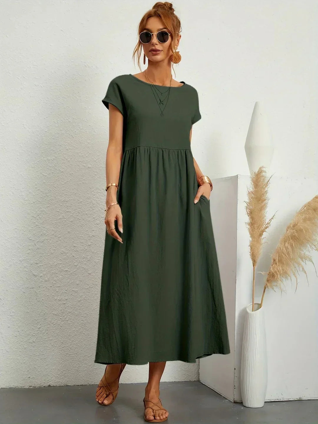 Women's Graceful Layered Maxi Dress