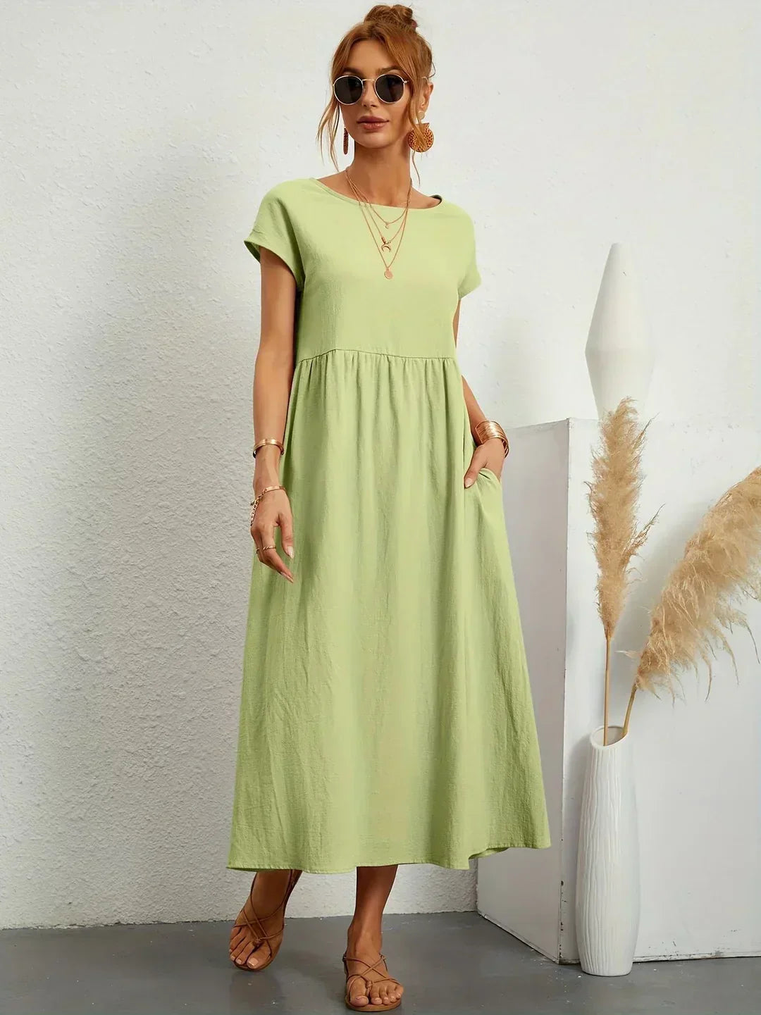 Women's Graceful Layered Maxi Dress