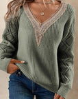 Women's Polished V-Neck Sweater