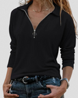 Women's Versatile Zip-Up Sweater