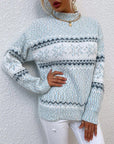 Women's Classic Turtleneck Pullover Sweater