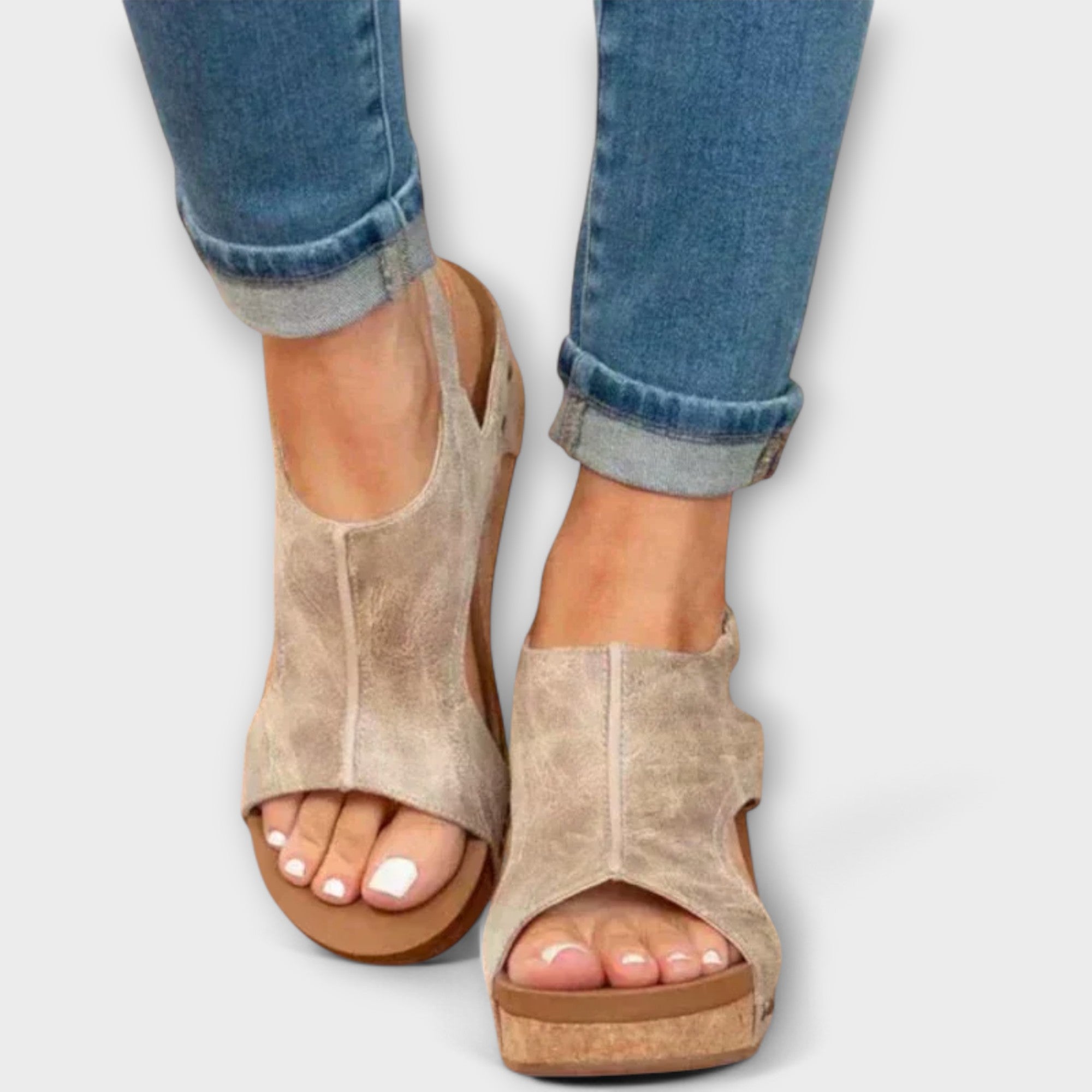 Women's Feminine Slip-On Sandals