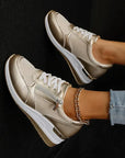 Women's Polished Platform Sneakers