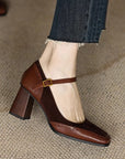 Women's Stylish Square Toe Heels