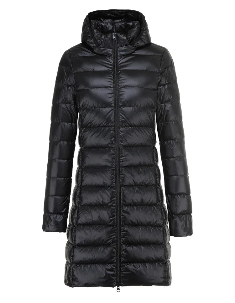 Women's Polished Zip-Up Coat