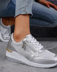 Women's Polished Platform Sneakers