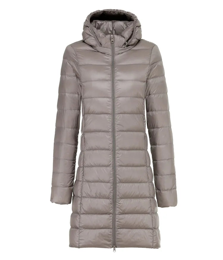 Women's Polished Zip-Up Coat