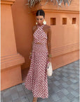 Aria | Ruched Side Maxi Dress