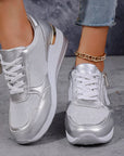 Women's Polished Platform Sneakers