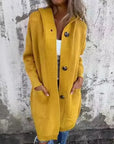Women's Clean Hooded Coat