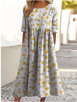 Women's Elegant Midi Dress