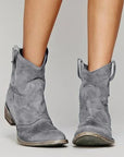 Women's Minimal Ankle Cowboy Boots