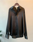 Women's Soft Satin Shirt