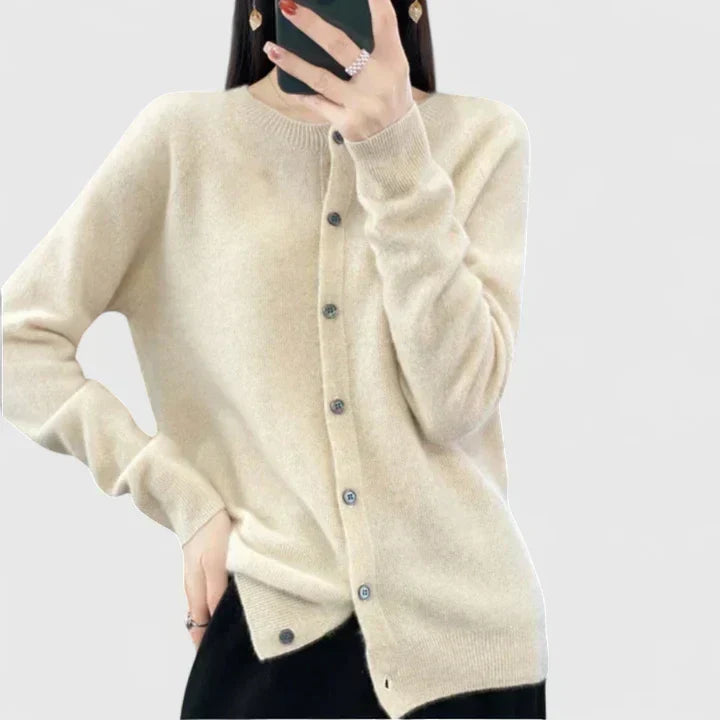 Women's Effortless Buttoned Cardigan