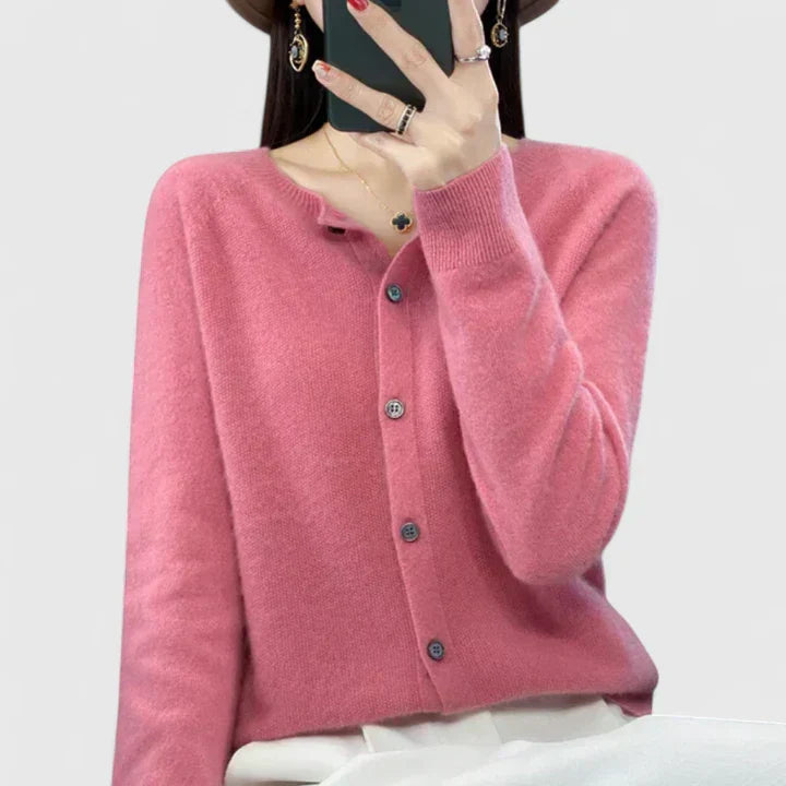 Women's Effortless Buttoned Cardigan