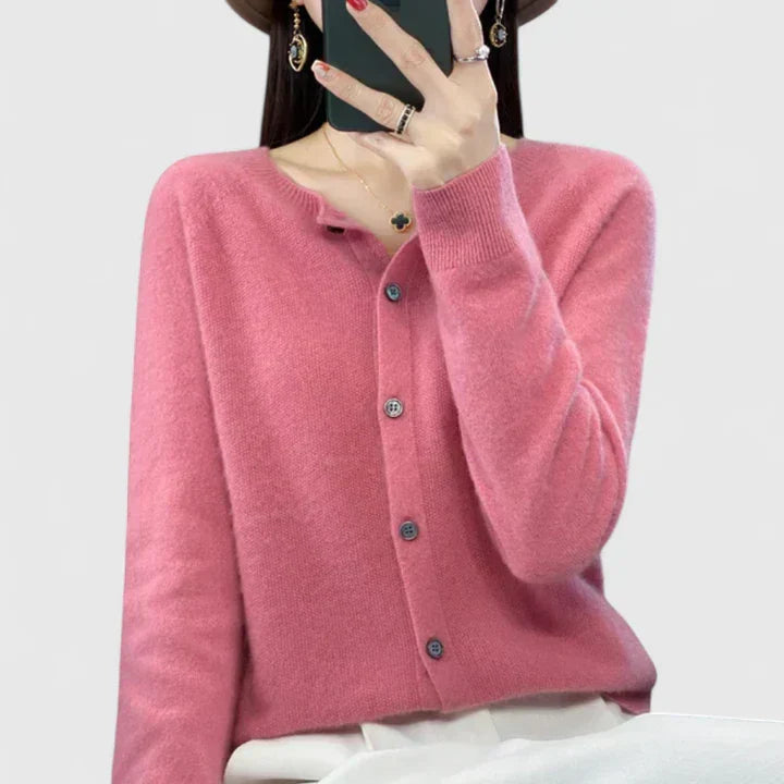 Women's Neat Oversized Cardigan