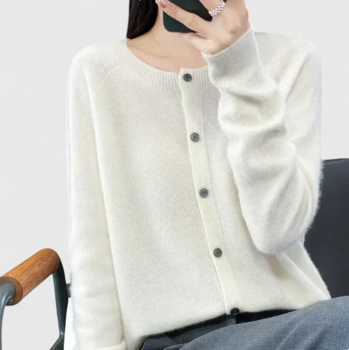 Women's Neat Oversized Cardigan